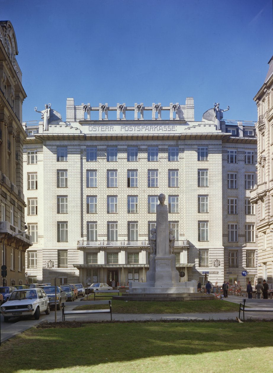 Postane Tasarruf Bankası, 1904-06 by Otto Wagner