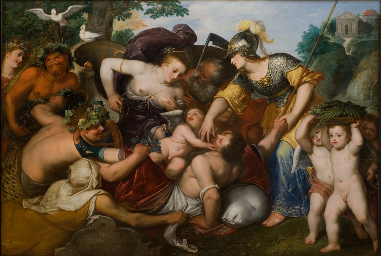 Gençliğin Baştan Çıkarma Alegorisi, 1648 by Otto van Veen