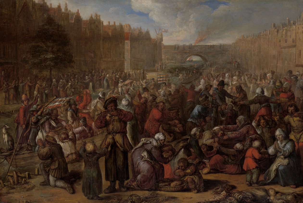 Leiden kabartma by Otto van Veen