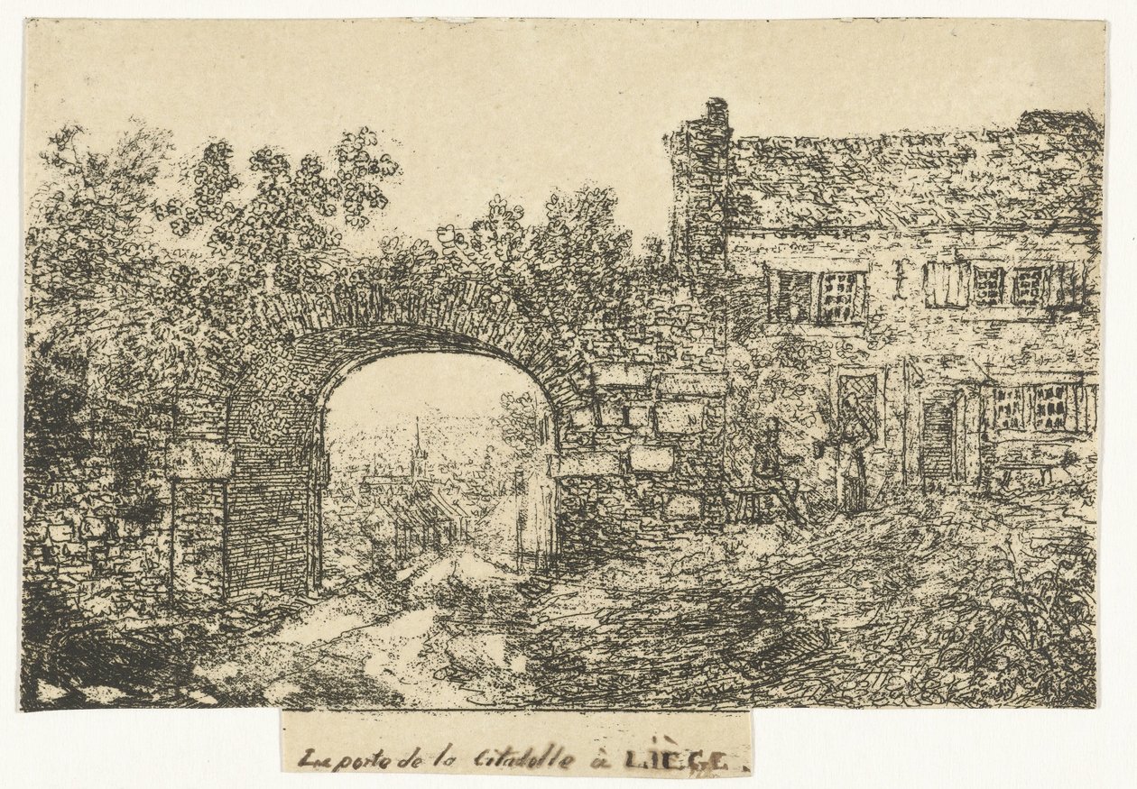 Citadelpoort te Luik Liège