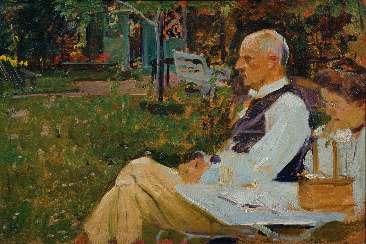 Heinrich (?) Triesch ve eşi by Otto Friedrich