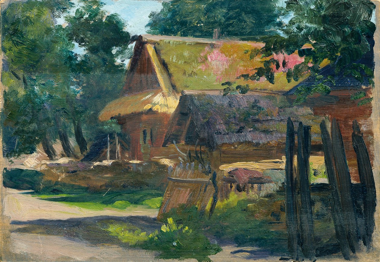 İki sazdan kulübe by Otto Friedrich