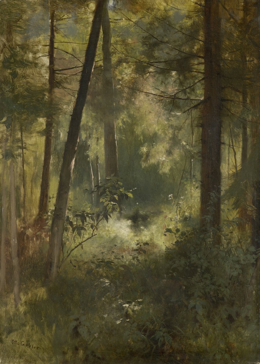 Waldinneres by Otto Gebler