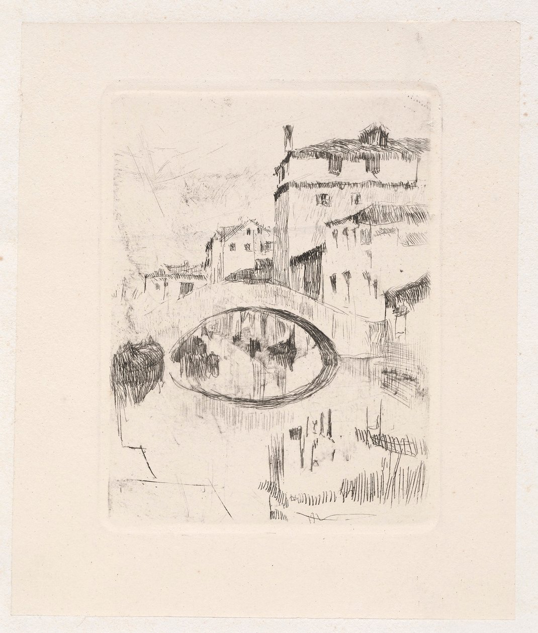 Ay Işığında Köprü, 19. yüzyılın sonu - 20. yüzyılın başı. by Otto H. Bacher