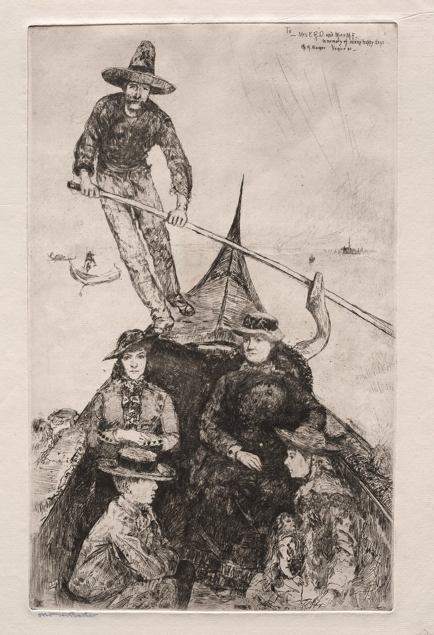 Venedik gravürleri, 1881. by Otto H. Bacher
