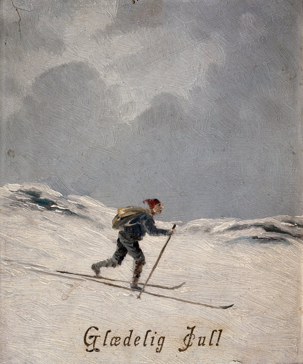 Kayakçı (Mutlu Noeller), yaklaşık 1880 by Otto Henning