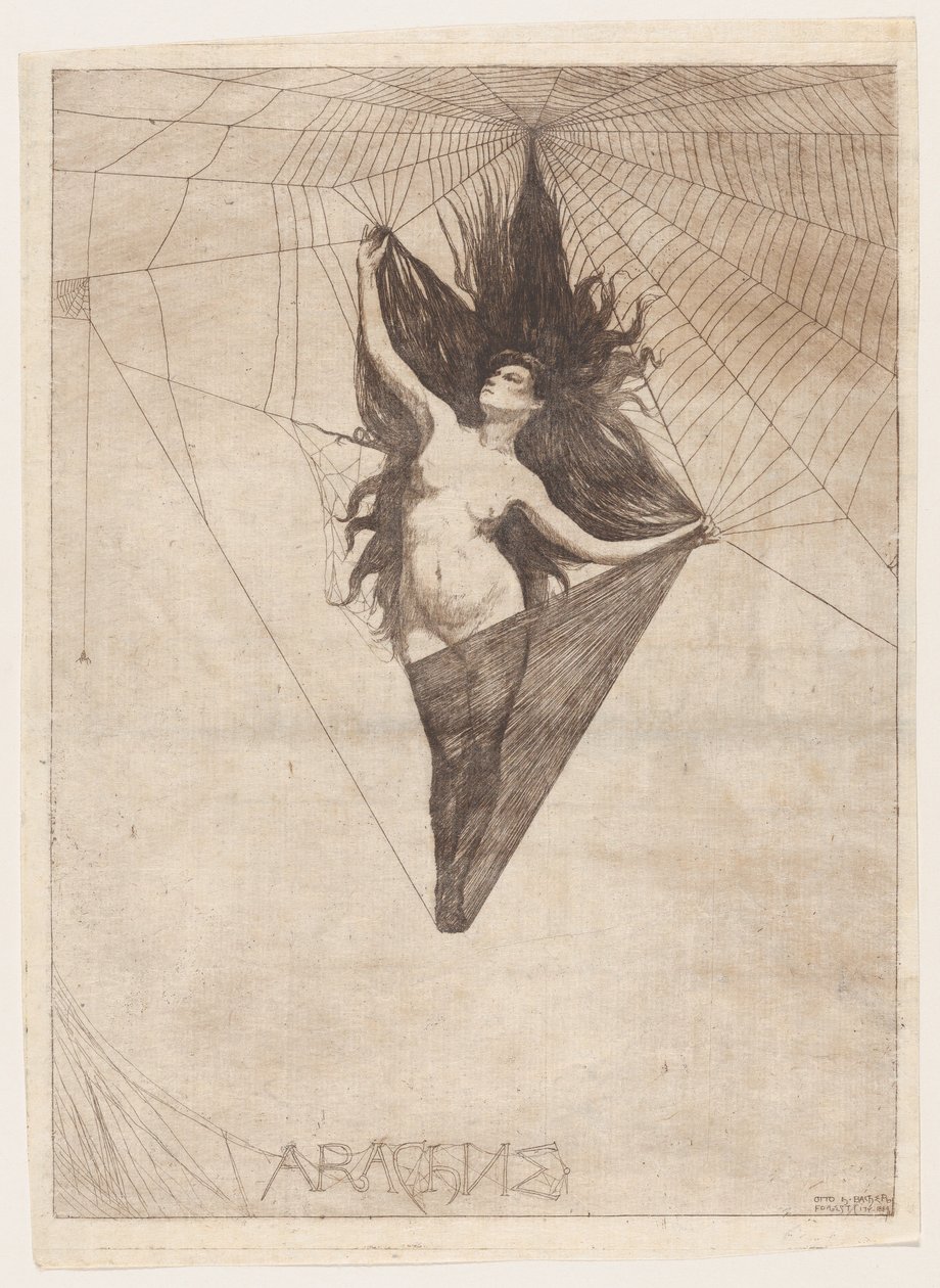 Arachne, 1884., 1884. by Otto Henry Bacher
