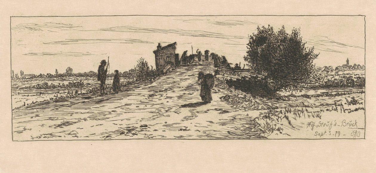 Staufa Bruck, 1879. by Otto Henry Bacher