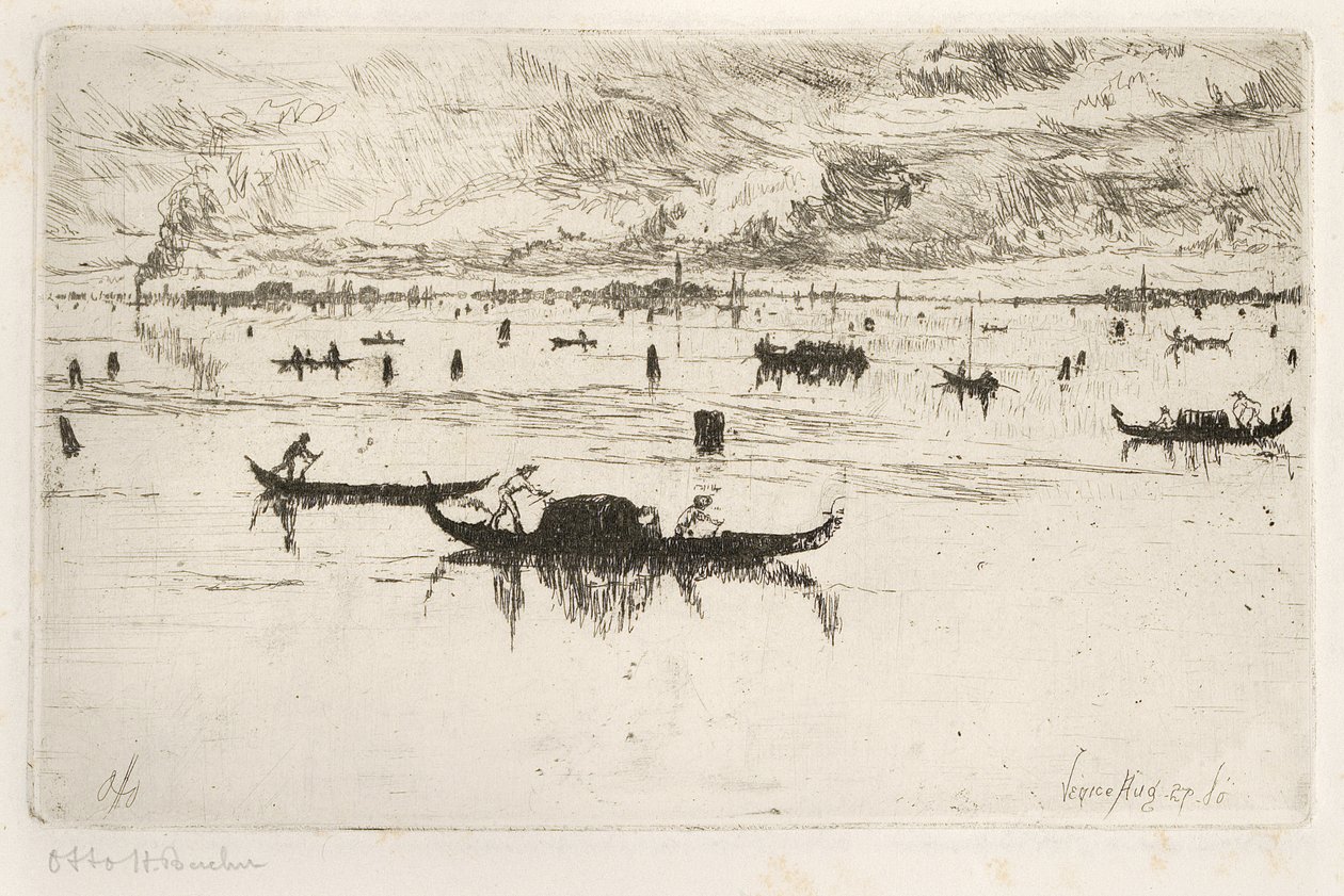 Venedik Lagünü by Otto Henry Bacher