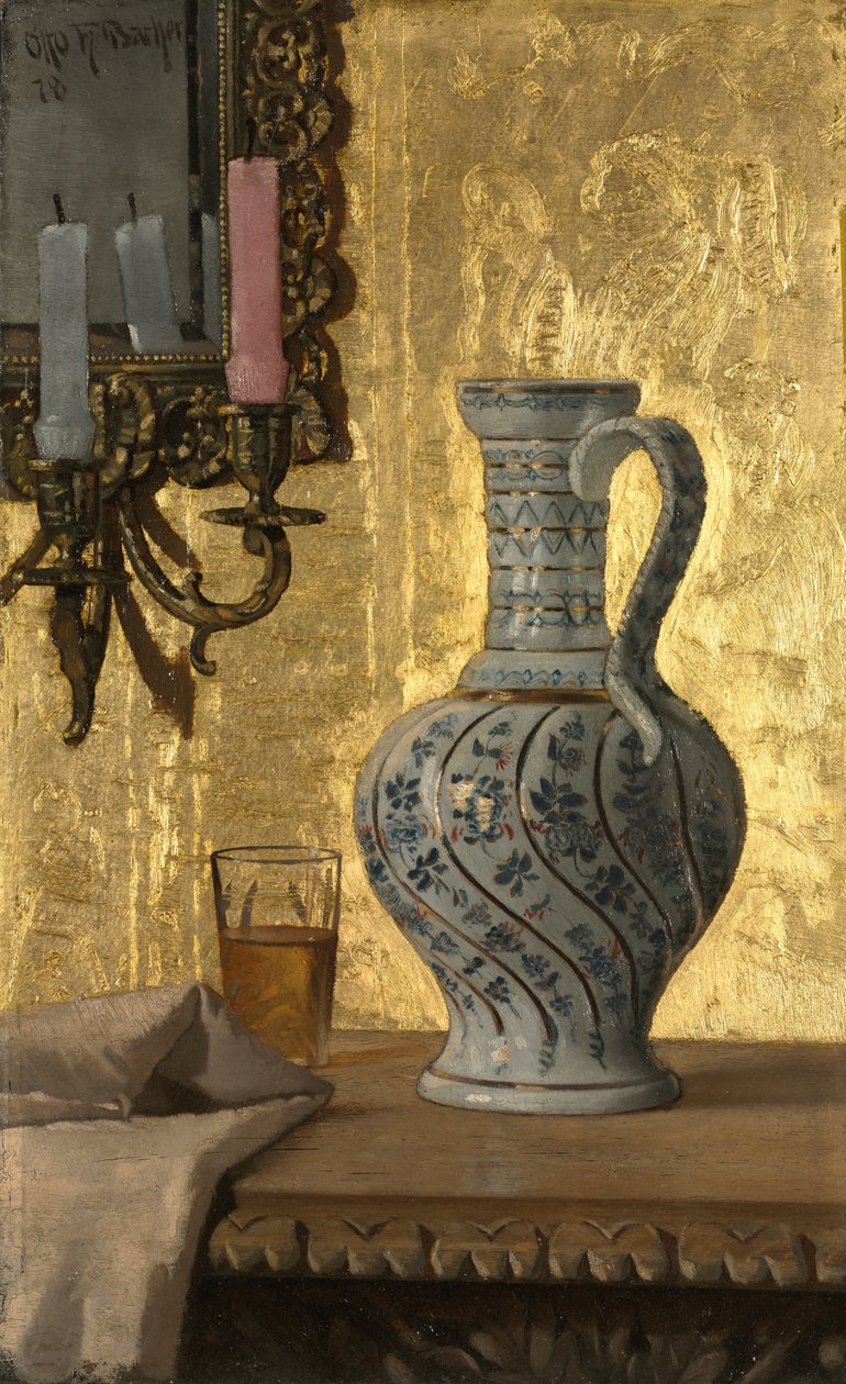 Masada Sürahi ve Bardak by Otto Henry Bacher