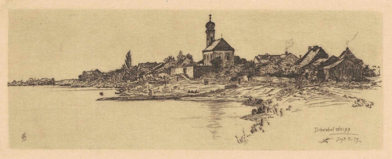 Schwabelweiss, 1879. by Otto Henry Bacher