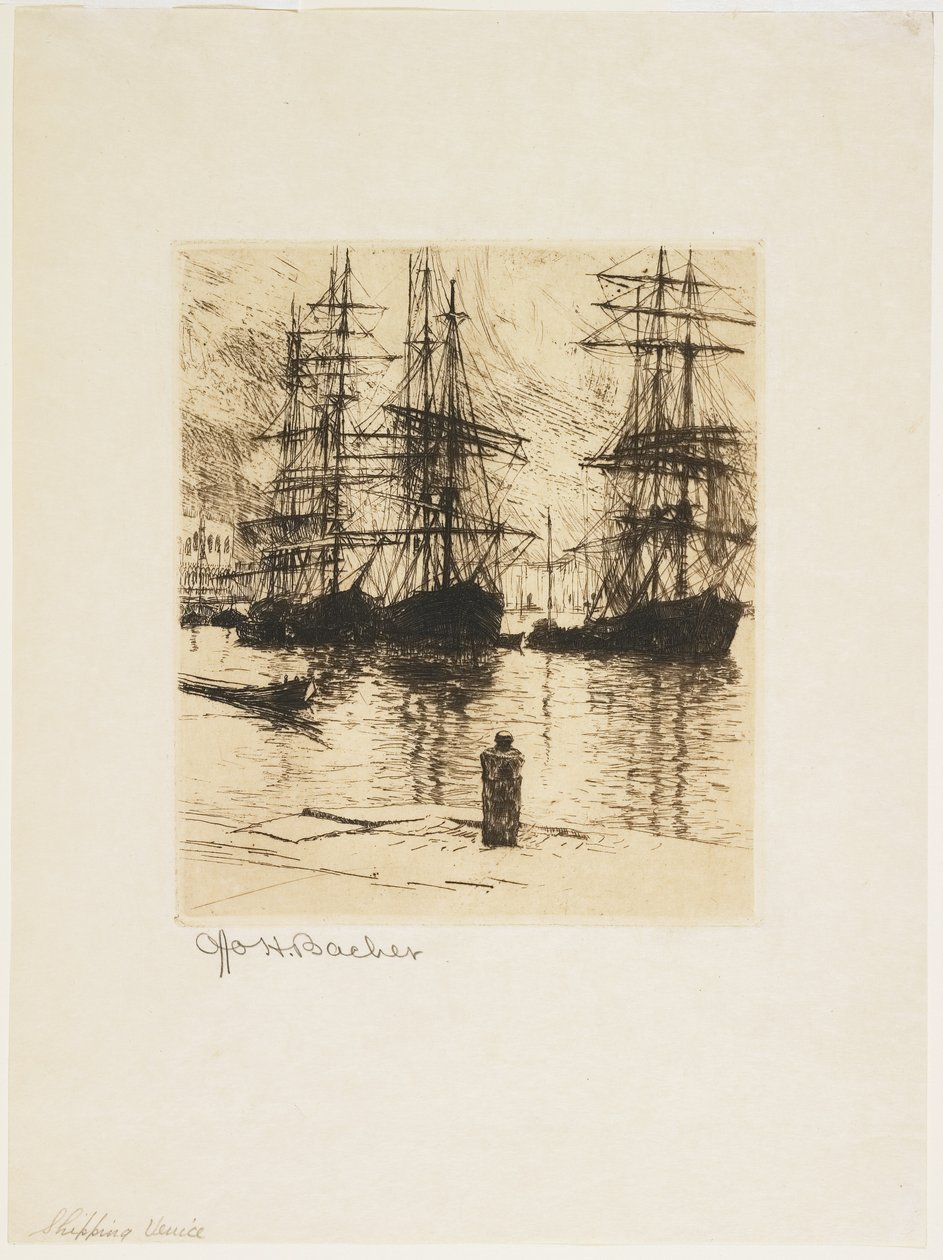 Sevkiyat, Venedik, 1879-1880 by Otto Henry Bacher