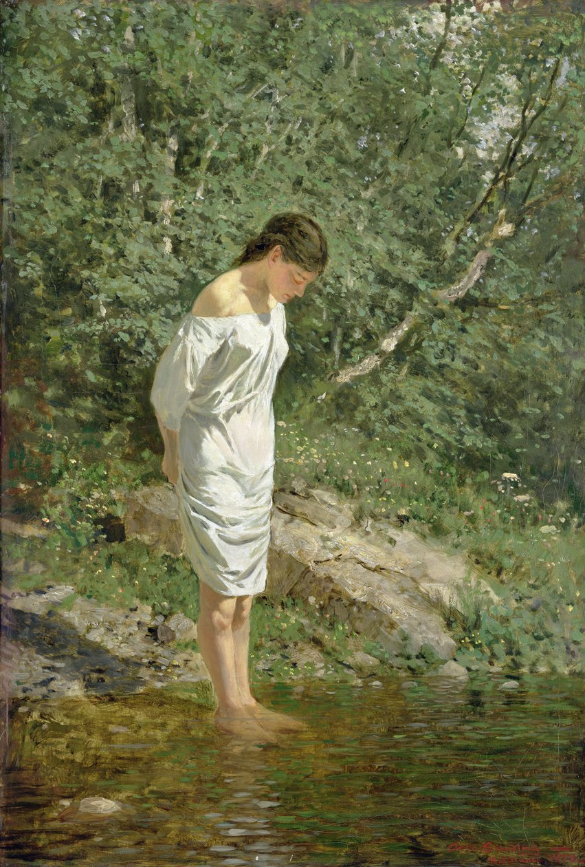 Anna Suyun Yanında by Otto Ludvig Sinding