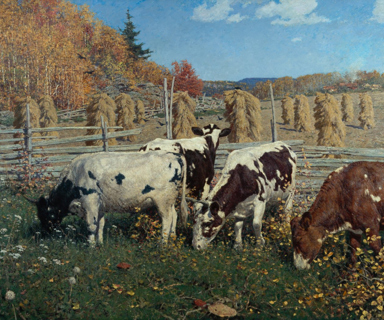 sonbahar sabahı by Otto Ludvig Sinding
