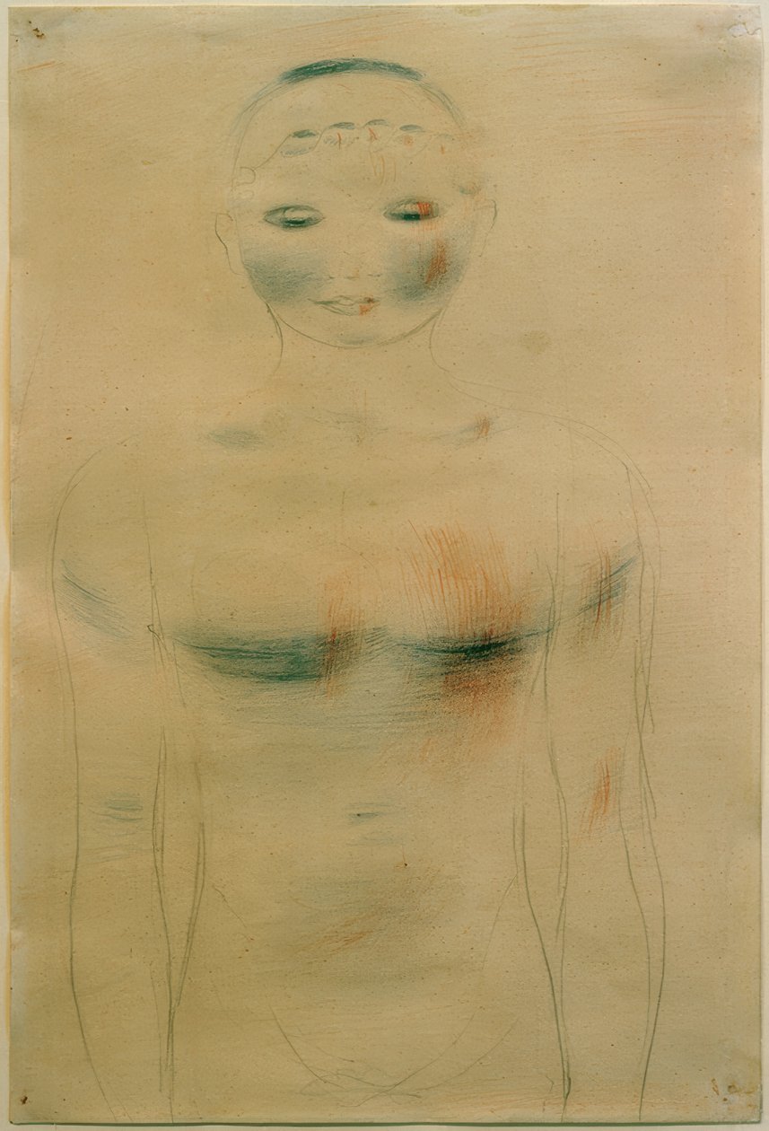 Ön yarım figür. pembe diziden by Otto Meyer Amden