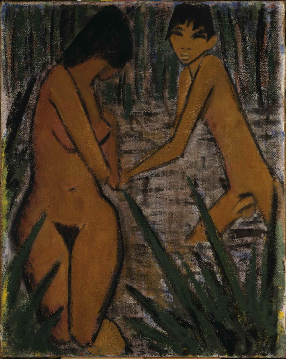 Yıkananlar, c. 1920. by Otto Mueller