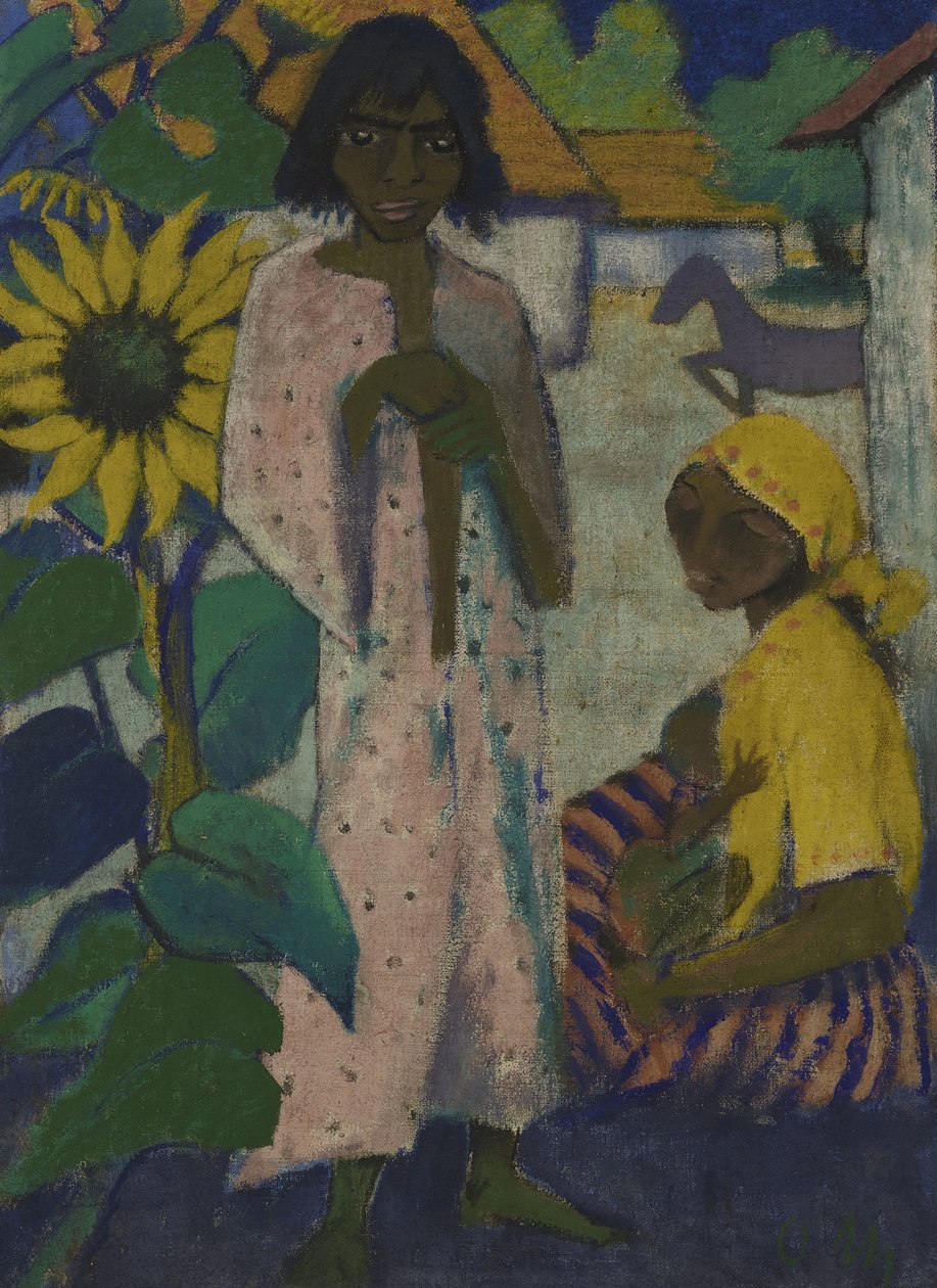 Ayçiçekli Çingeneler, 1927. by Otto Mueller
