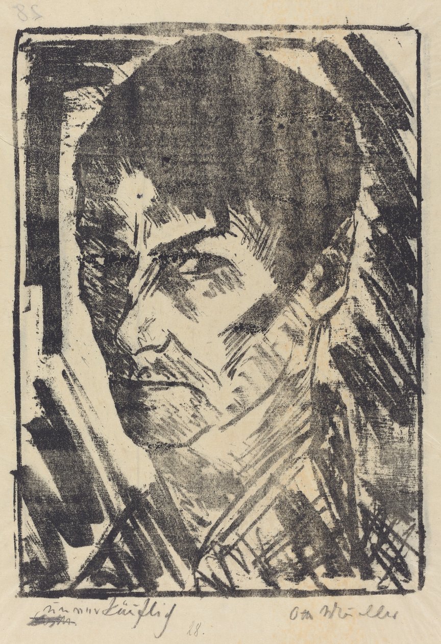 Sola Bakan Otoportre by Otto Müller