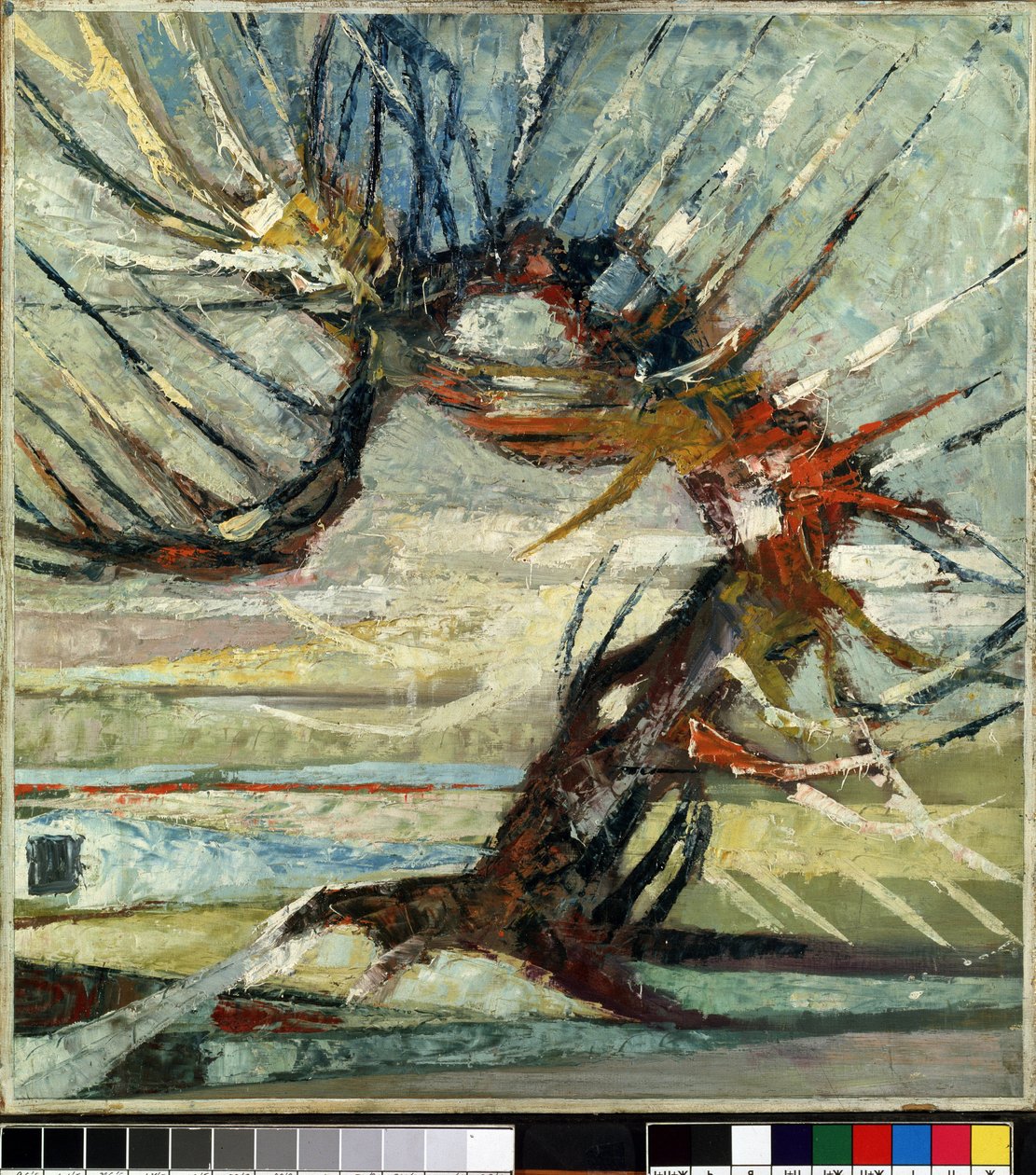 "Bir ağaç" (Bir ağaç) Otto Mueller