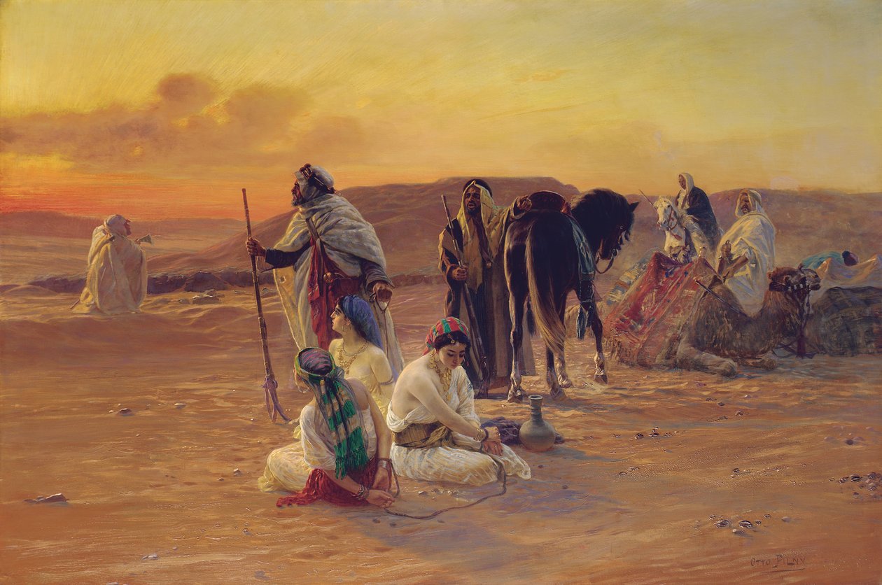 Çölde Dinlenme by Otto Pilny