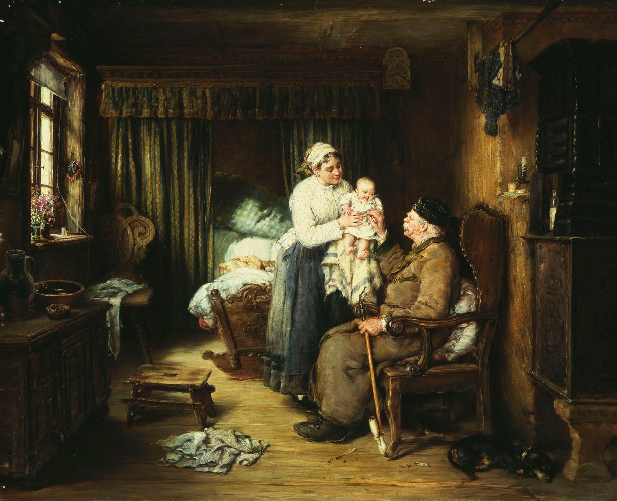 Dedemin Ziyareti, 1889 by Otto Piltz