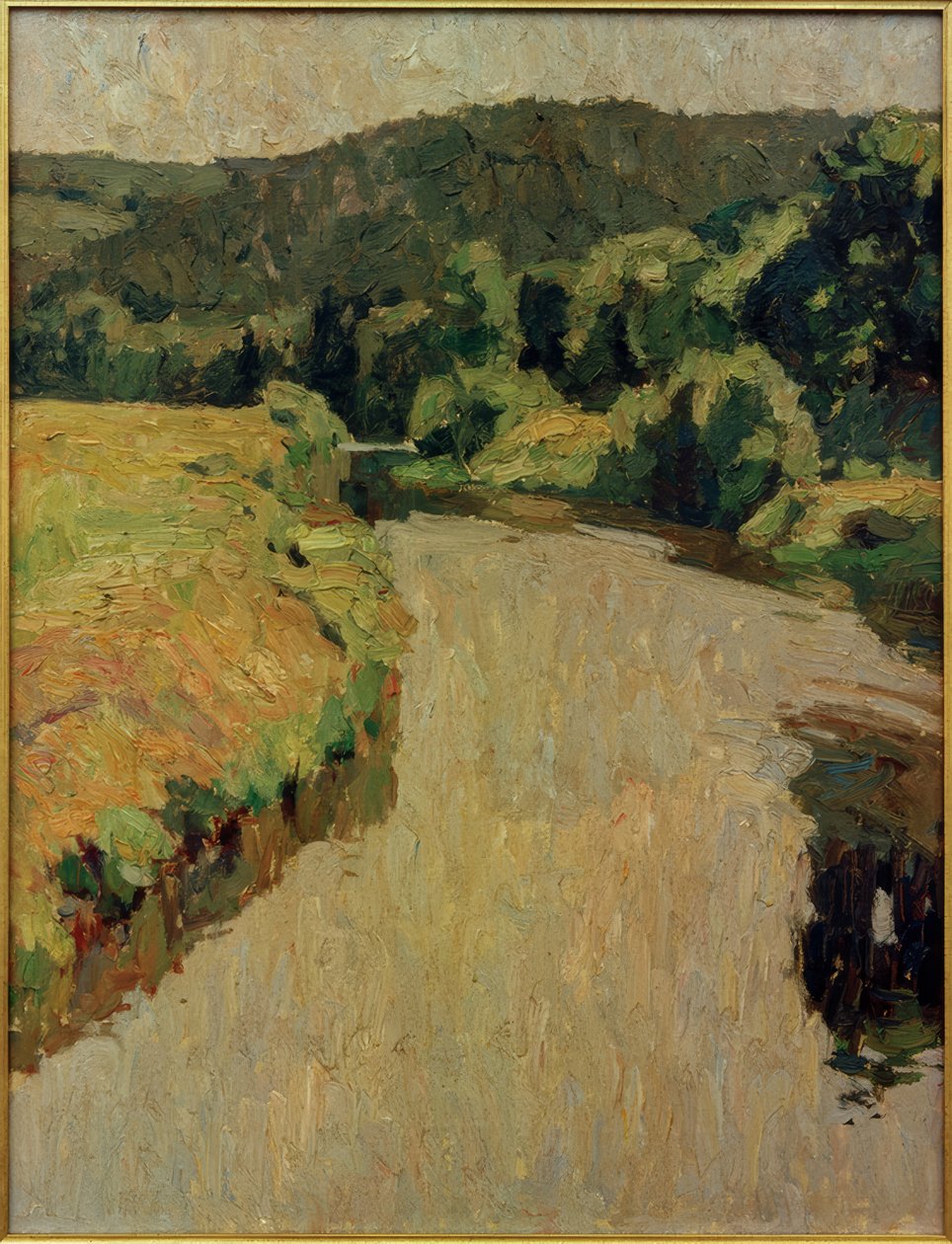 Cölbe yakınlarındaki Lahn by Otto Ubbelohde