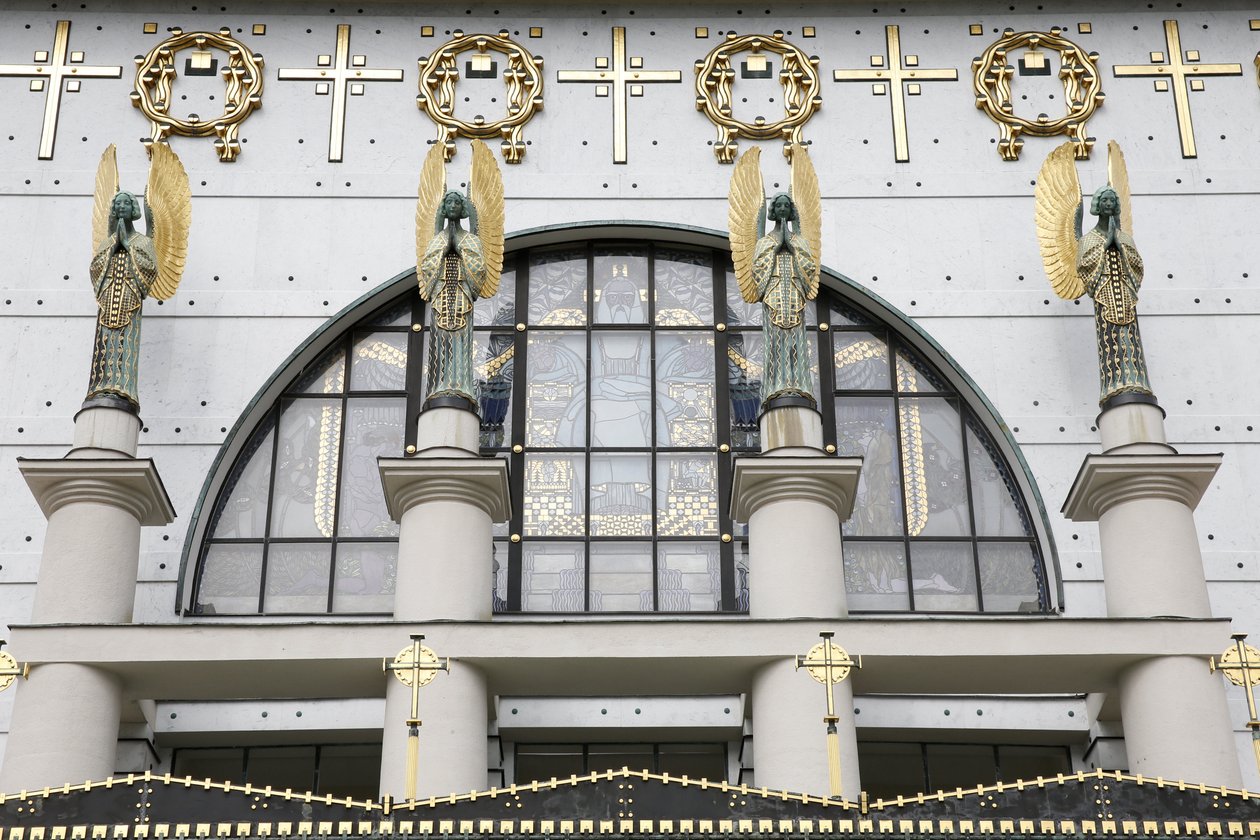 Otto Wagner, Viyana, Avusturya tarafından tasarlanan Am Steinhof kilisesi (kilise Leopld) (fotoğraf) by Otto Wagner