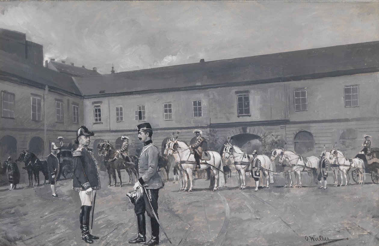 Oberst Stallmeister Graf Ferdinand Kinsky by Ottokar Walter