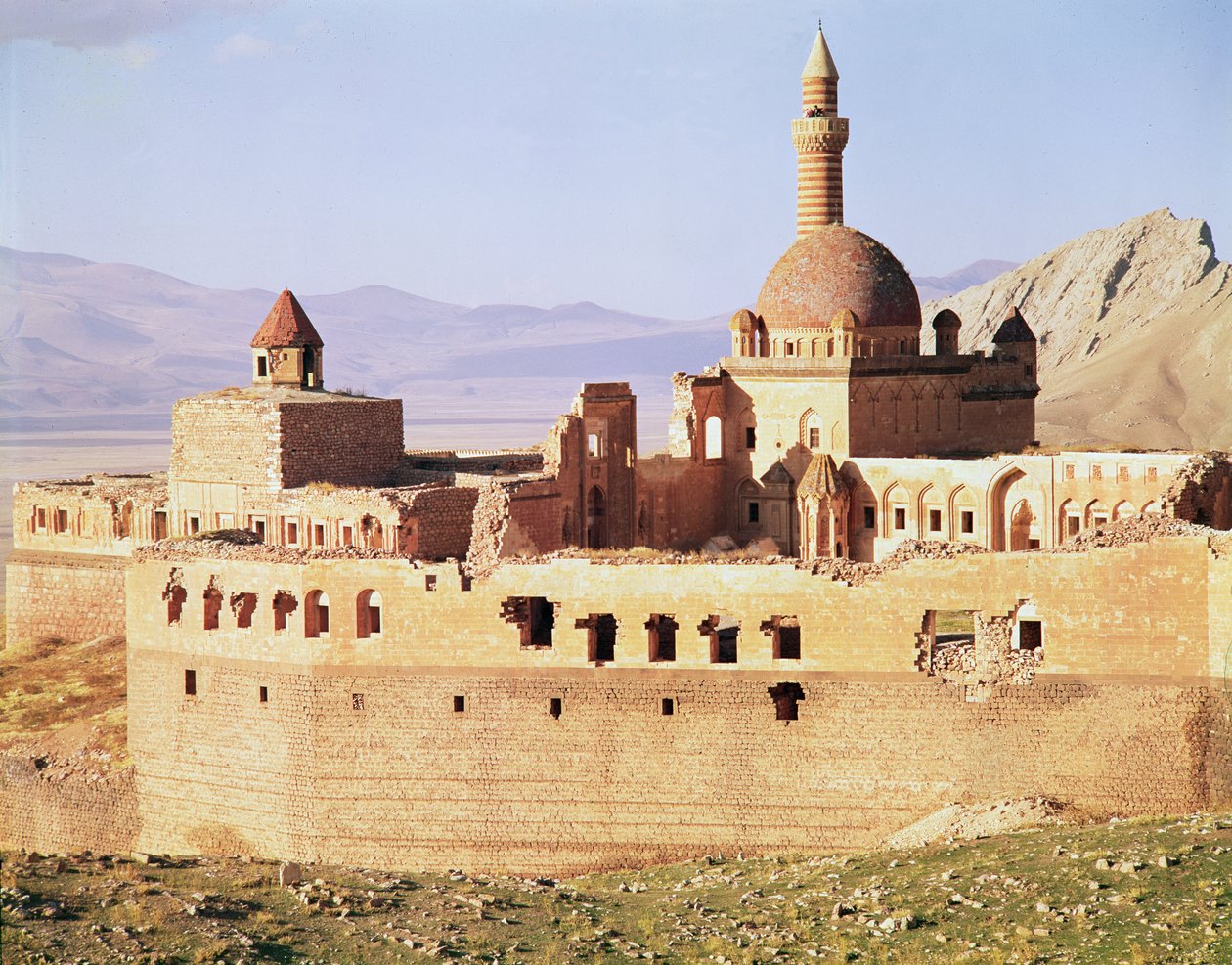View of the Ishak Pasa Palace, 17th-18th century  by Ottoman School