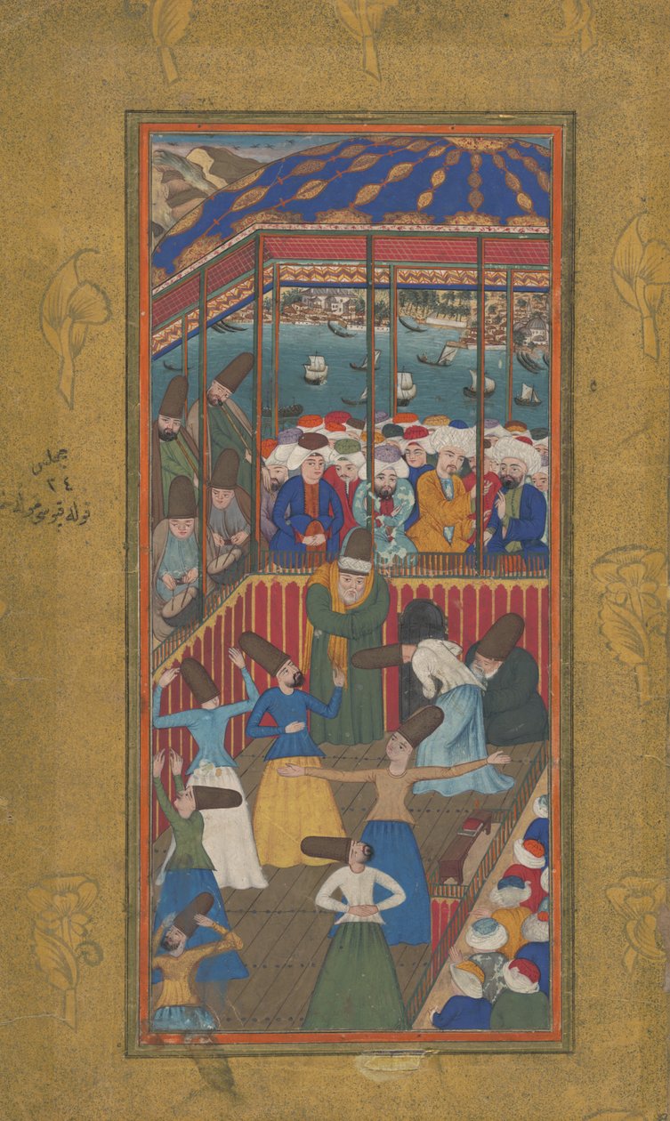 Dans Eden Dervişler by Ottoman School