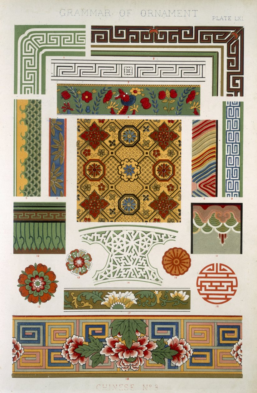 Çince No 3, Plaka LXI, Owen Jones