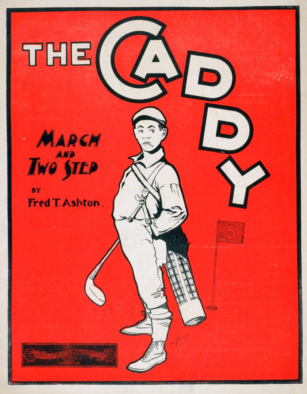 Caddy, nota kapağı, 1900 by Owen T Reeves