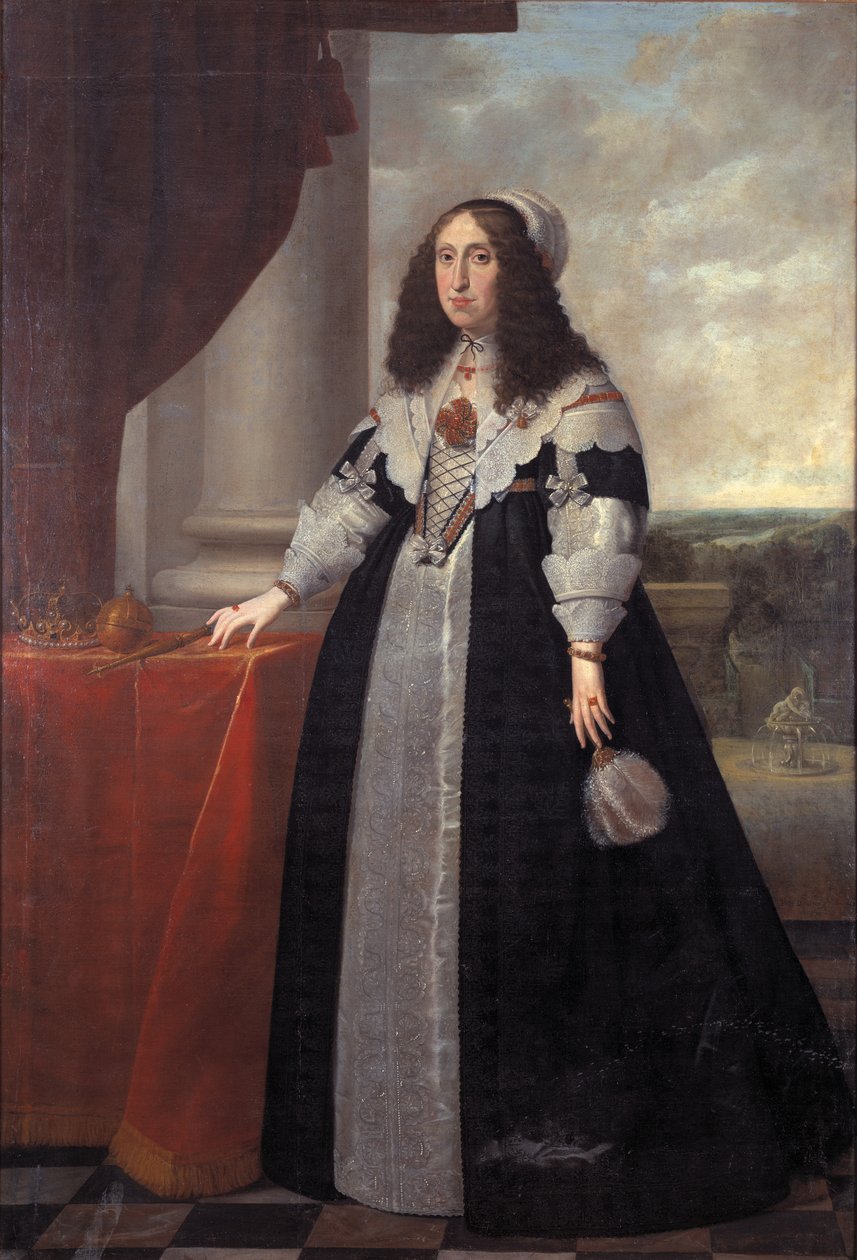 Avusturya Cecilia Renata, Polonya Kraliçesi, 1643 by P. Danckerts