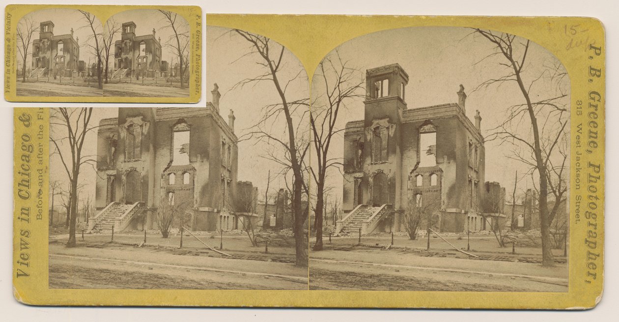 1871, 1871 Chicago Yangınından sonra Rumsey House