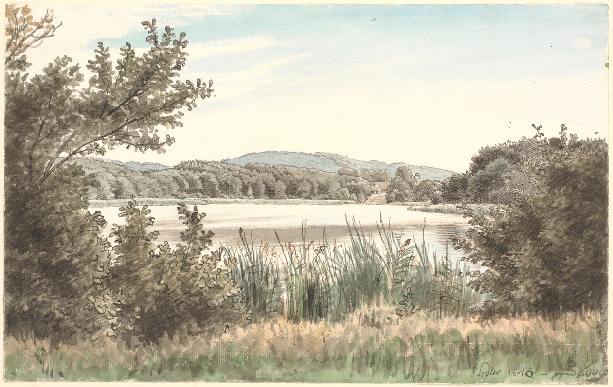 adada Hundesøen. by P.C. Skovgaard