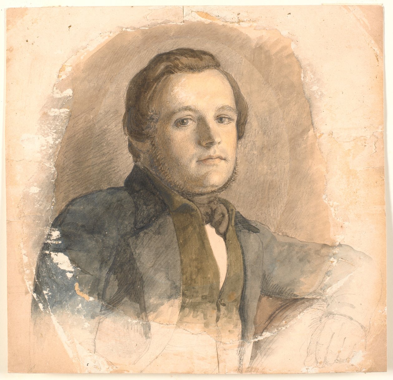 Erkek portresi. From cinsine ait olduğu belirtilmiştir. by P.C. Skovgaard