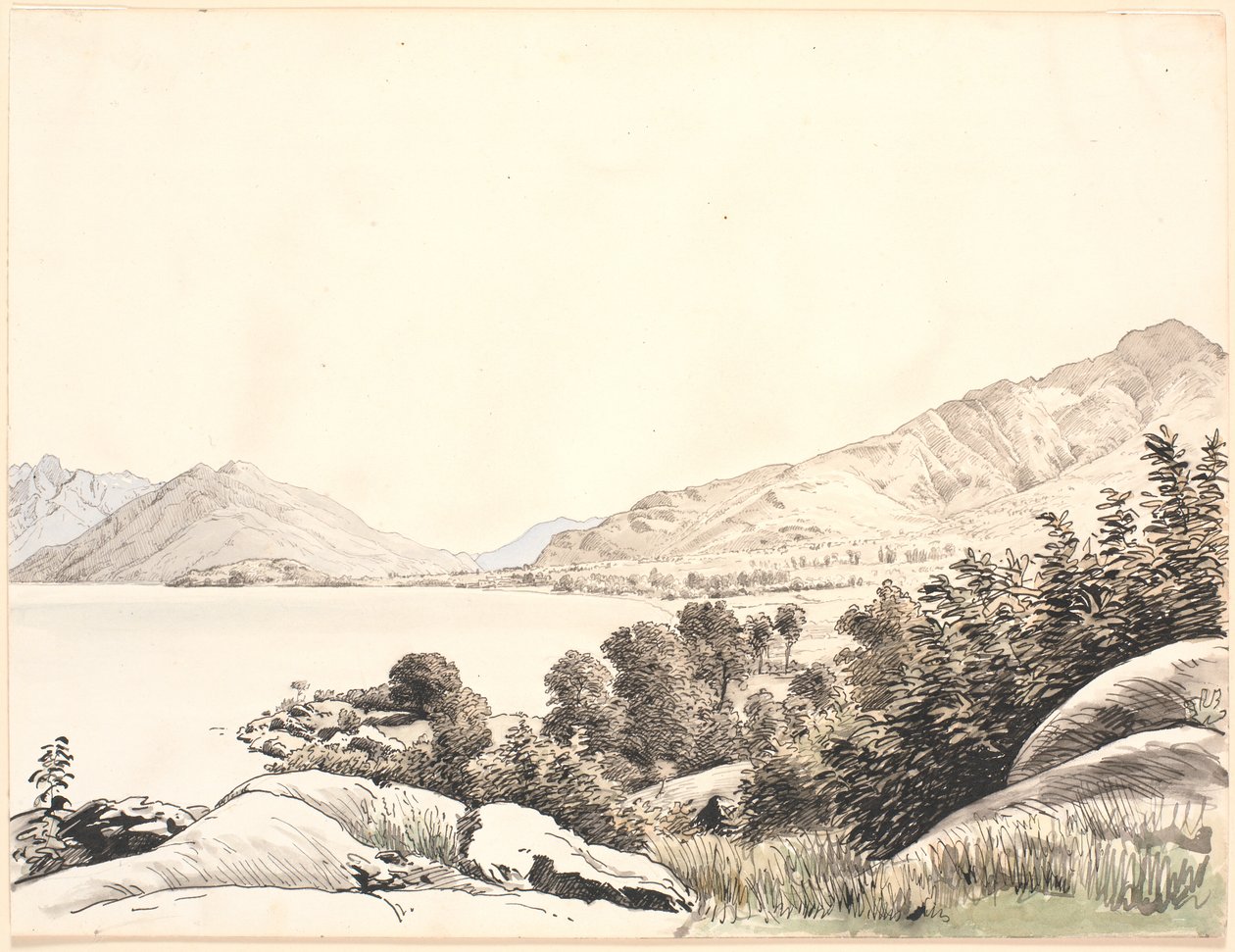 Kuzey İtalyan gölünden çok şey by P.C. Skovgaard