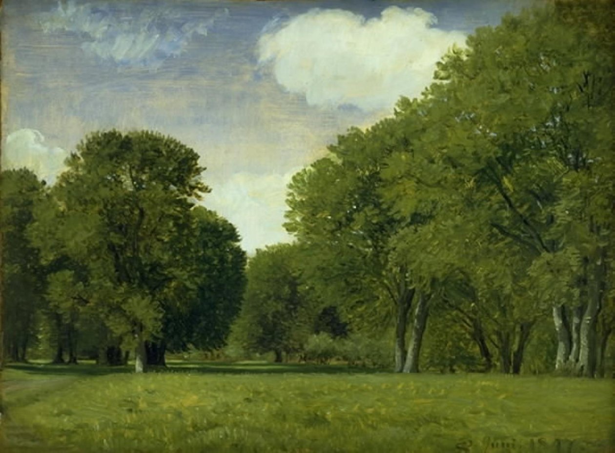 Geyik Parkı. Çalışmak by P.C. Skovgaard