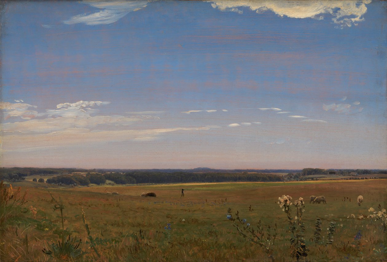 Malikanenin görünümü Beldringe by P.C. Skovgaard