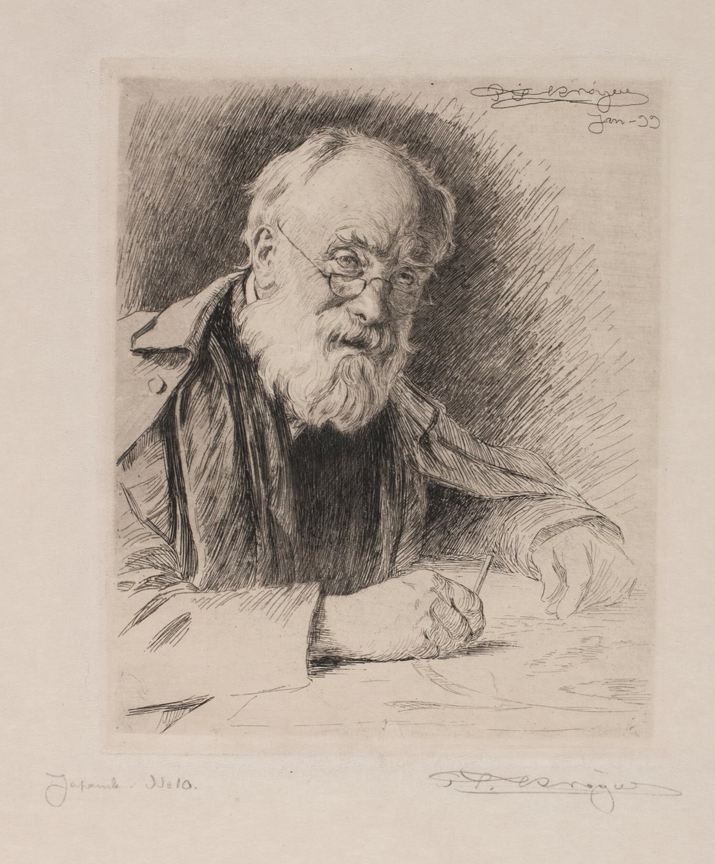 Lorenz Frolich by Peder Severin Krøyer