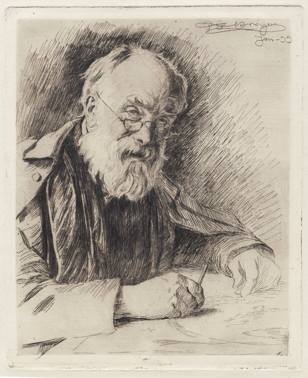 Lorenz Frolich by Peder Severin Krøyer