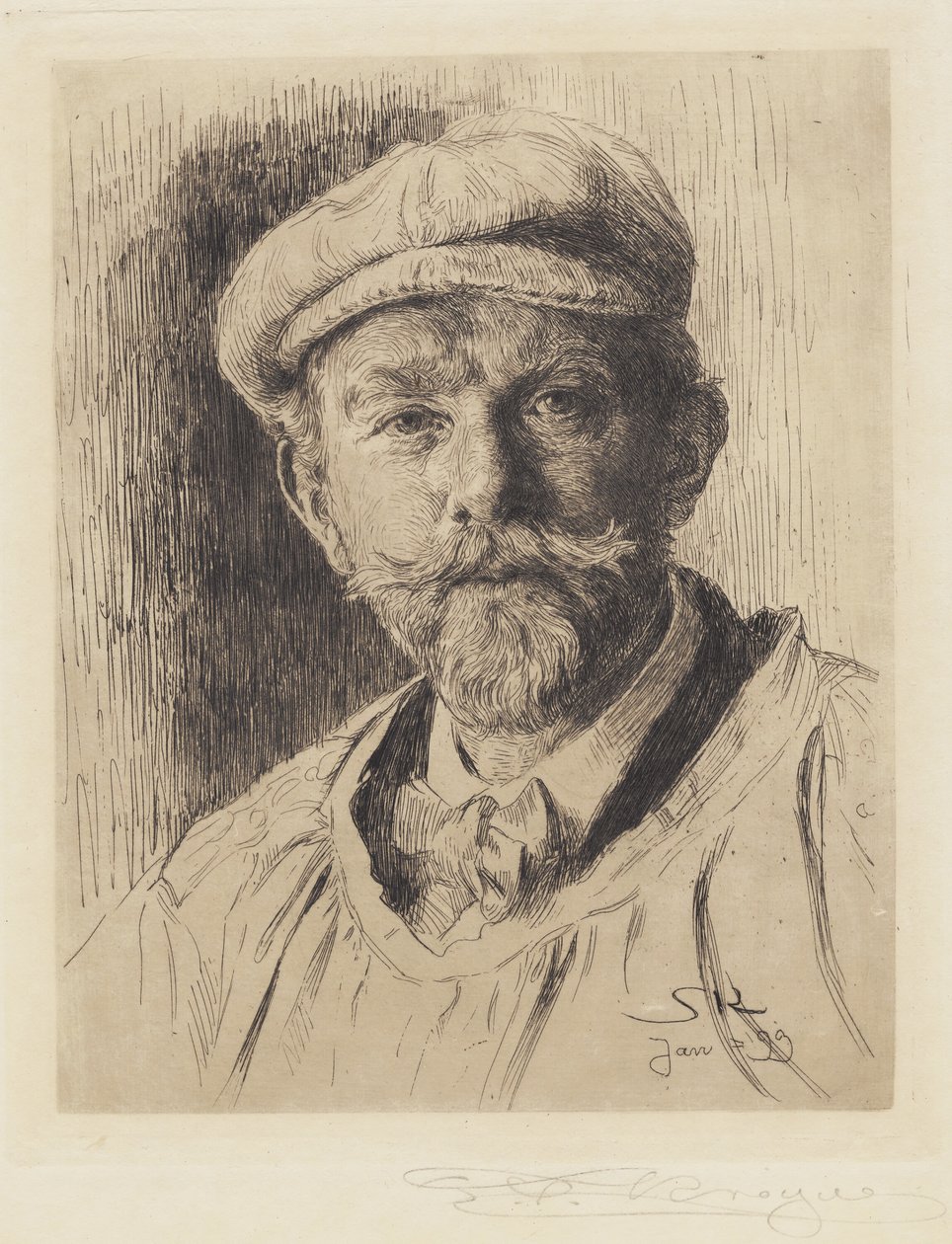 otoportre by Peder Severin Krøyer