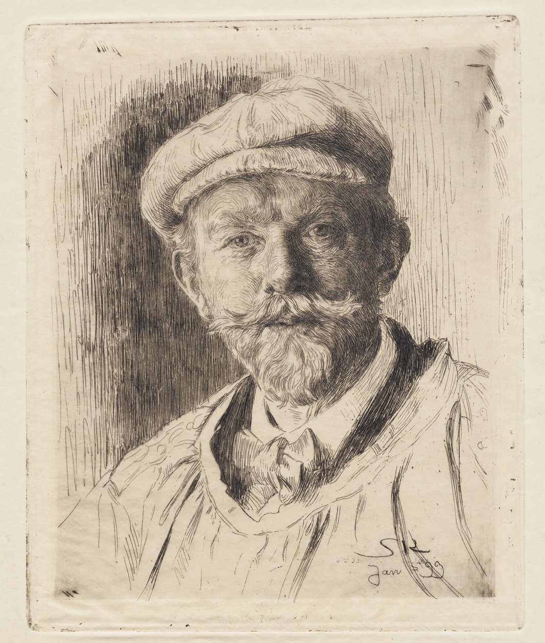 otoportre by Peder Severin Krøyer