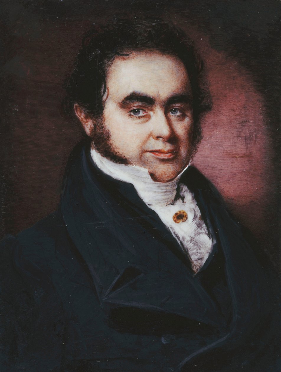 Navigator Portresi, James Wendell (1787-1834), büst uzunluğu, Mavi Önlük ve Beyaz Dipçin by P. G. Dodd