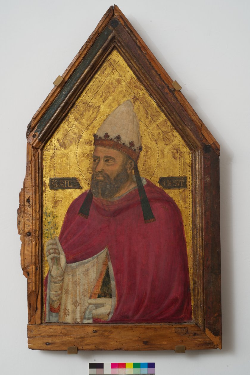 Aziz Silvester (panelde tempera) by Pacino di Buonaguida