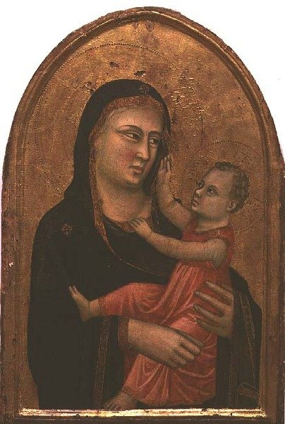 Madonna ve Çocuk (panelde öfke) by Pacino di Buonaguida