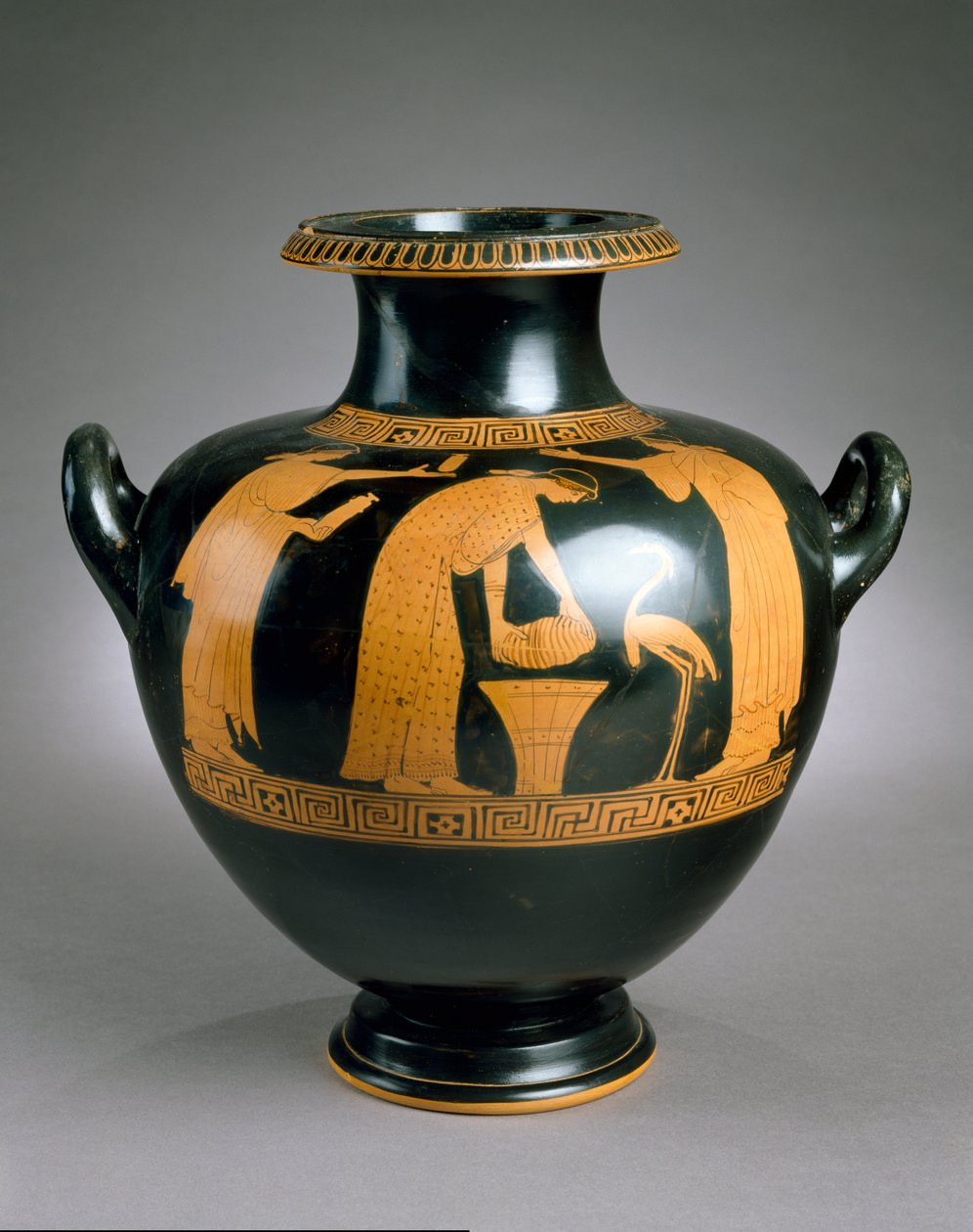 Yunan Tavan Arası Kırmızı Figür Hydria, MÖ 470-60 (seramik) by Painter of the Yale Oinochoe Painter of the Yale Oinochoe