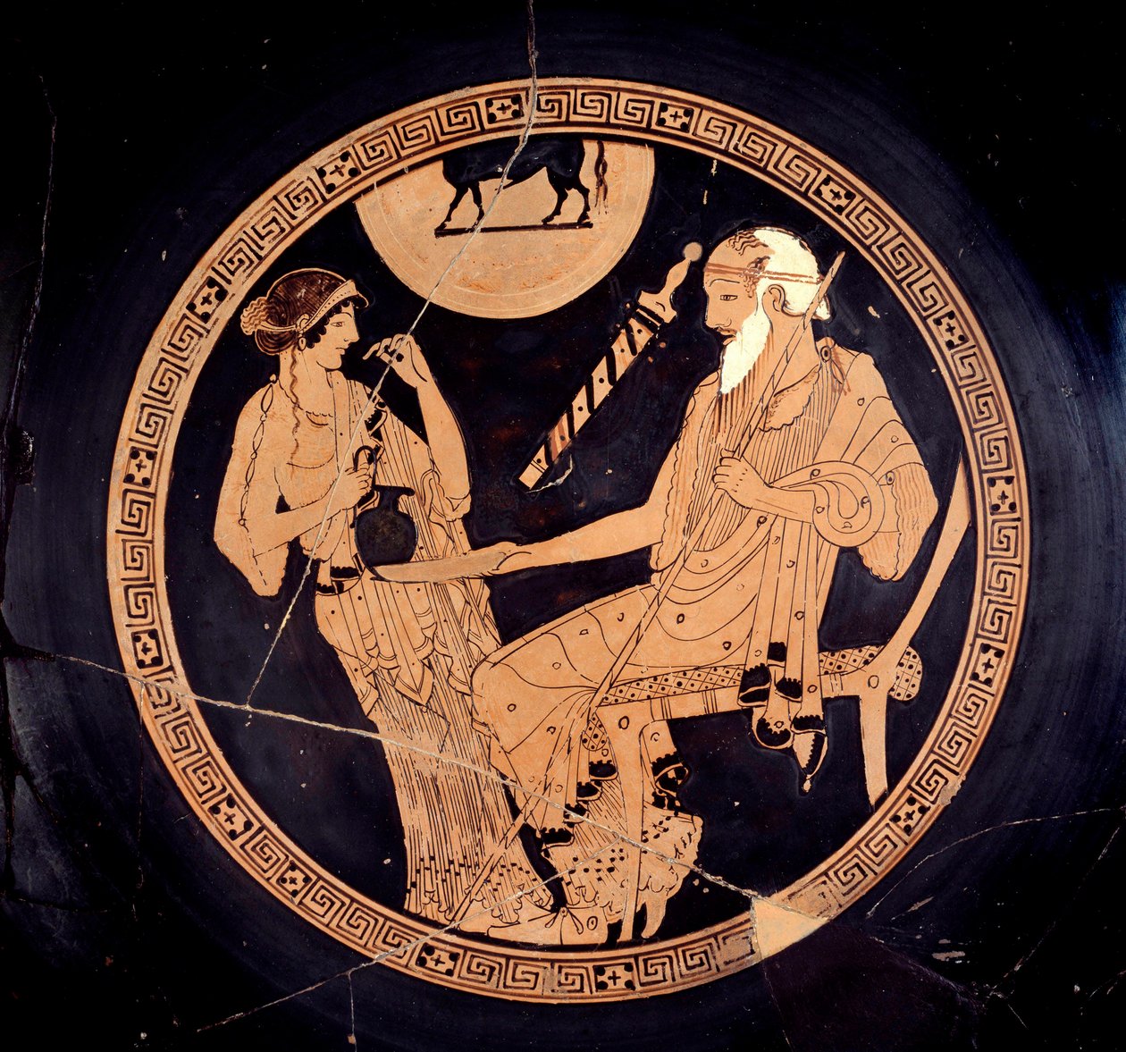 Ilioupersis Kupası: Briseis ve eski Phenix