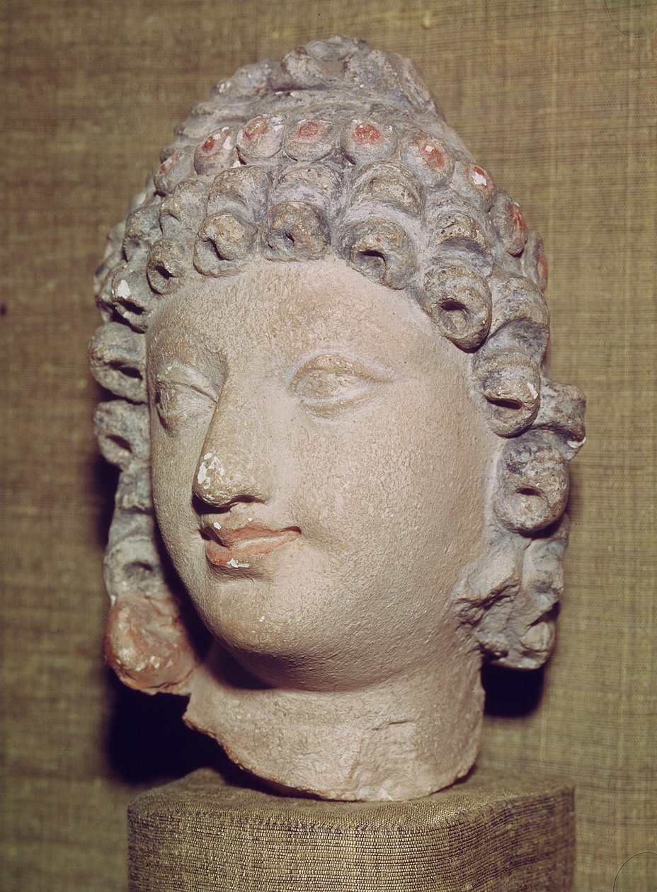 Bir Buda Başkanı, Greko-Budist tarzı, 1-4. yüzyıl (sıva) by Pakistani School