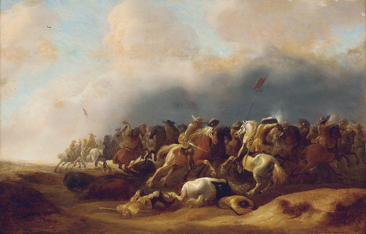 Bir süvari nişanı by Palamedes Palamedesz
